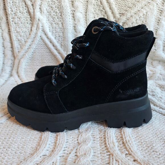 NEW Koolaburra by UGG‎ Women's Jozie Lace Up Comfort Ankle Boots Size 8 Black - Picture 7 of 10